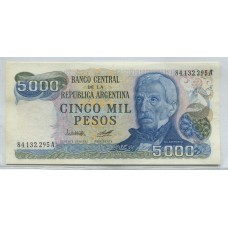 ARGENTINA COL. 658c BILLETE DE $ 5.000 SIN CIRCULAR BOT. 2468a